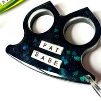 Image 1 of Fat Babe Keychain