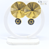 Gold spiral dawada earrings 