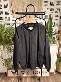 Lined patches bomber jacket 