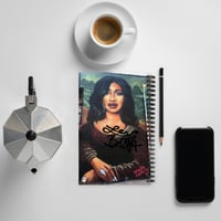 Image 2 of Shmona Lisa Spiral notebook