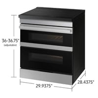 Image 4 of Samsung Bespoke 30in Electric Range  Double Oven - NSI6DG9550SR