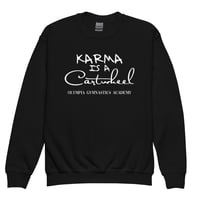 Image 2 of Karma is a Cartwheel - Youth Crewneck Sweatshirt