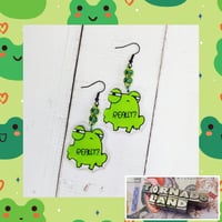 Image 1 of Judgy Toad Earrings