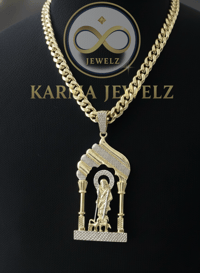 Image 1 of ST. LAZARUS XL PENDANT ONLY