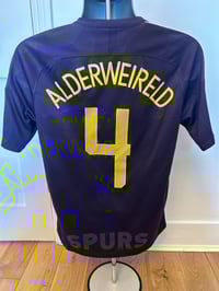 Image 3 of Tottenham Hotspur “ALDERWEIRELD 4” 2017/18 Third Shirt + UCL patches (M) 