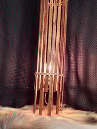 Image 11 of Reclaimed Rimu Lamp Wide Slatted