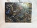Image of 9x12 Black and Gold Lines Canvas