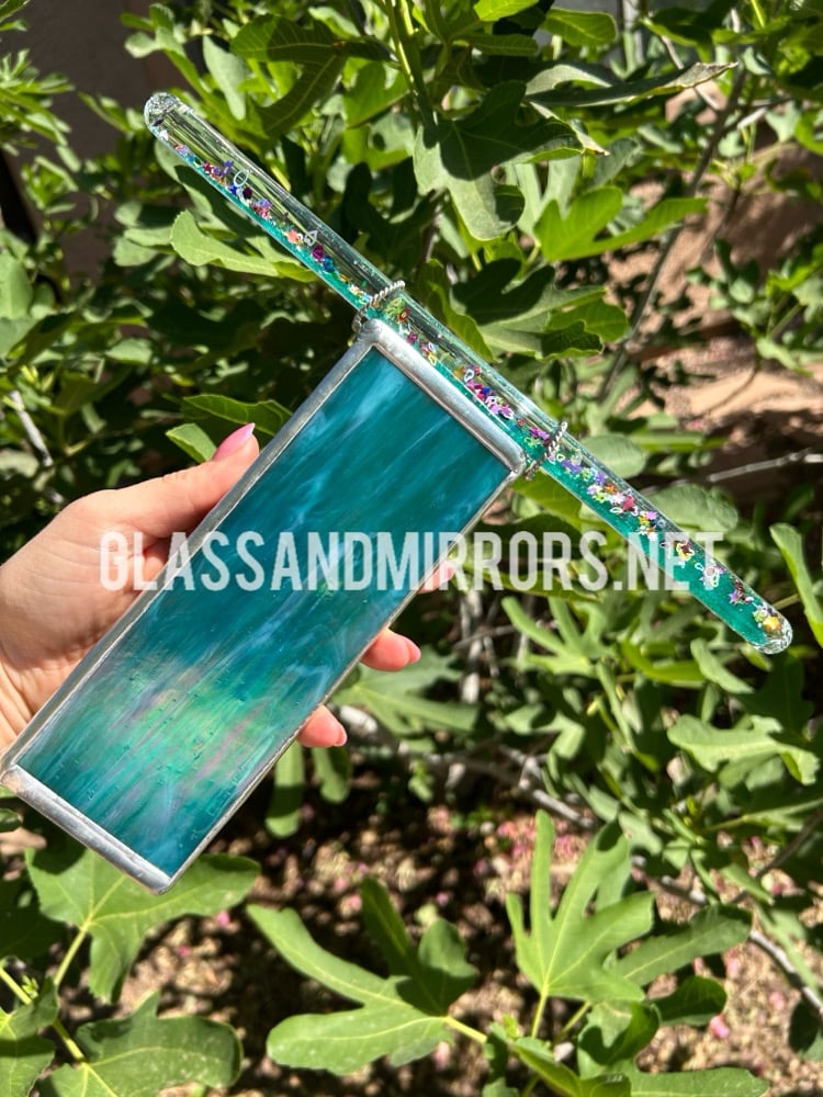 Image of Green Jumbo Wand Aura Kaleidoscope