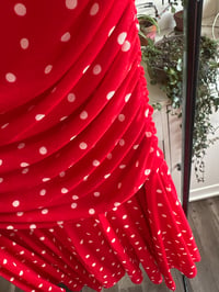 Image 2 of Sheer polka dot dress