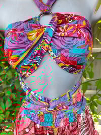 Image 6 of MYLA tassel top Reds Purples