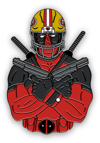 Niner Deadpool Pin