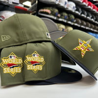 Image 1 of New Era 59Fifty Veterans Day Astros Olive 