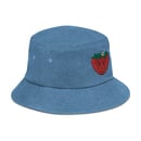 Image 3 of Berry Cute Denim Bucket Hat