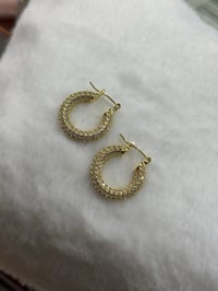 Image 2 of Kari Gold Hoops