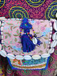 Image 10 of  Jaz min cross body bag and coin purse- Blue 2