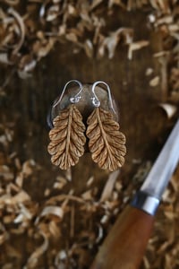 Image 4 of Oak leaf Earrings ~