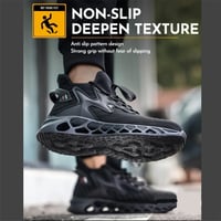 Image 13 of Steel Toe Safety Shoes & Boots | Puncture Proof Work Shoes + 1Pair of 4D Shoe In-Soles