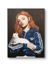 Image 1 of Young Lady with a Ferret 