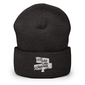 Image of White Paisley Logo Beanie 2