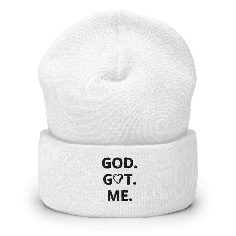 Image of GOD. GOT. ME. Cuffed Beanie