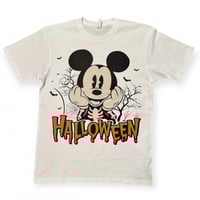 Image 2 of Adult Mickey Halloween Big Face Tee