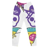 Image 2 of Purple Skull Meets Pizza Women's Joggers