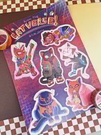 Image 1 of Spidercats sticker sheet