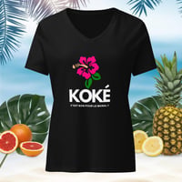 Image 1 of T- Shirt Fleur Femme KOKÉ 