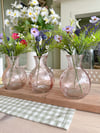 Pale Pink Dottie Vases ( Set of 3 )