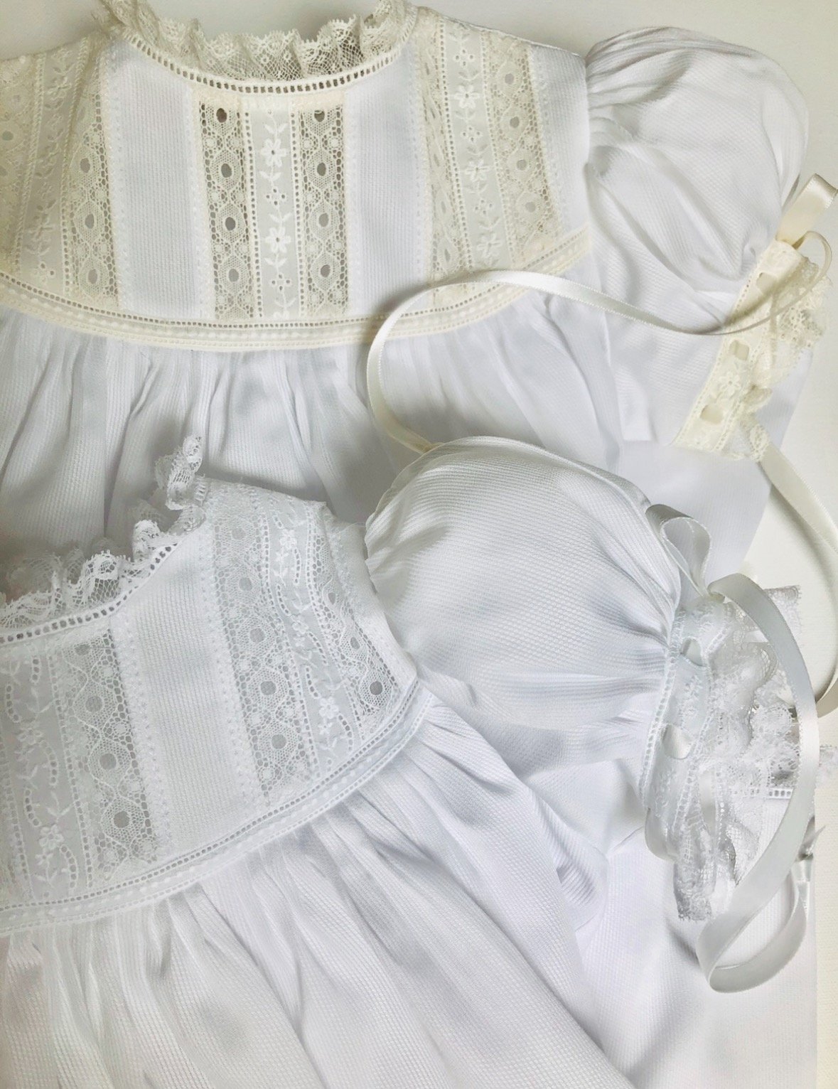 The 'Victoria' Rounded Yoke Heirloom Dress | Elizabeth Layne Heirloom