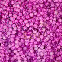 8mm Marble Hot Pink