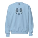 Image 3 of Watering Flowers Embroidered Crew Neck Sweatshirt