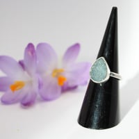 Image 2 of Aquamarine Rough Ring
