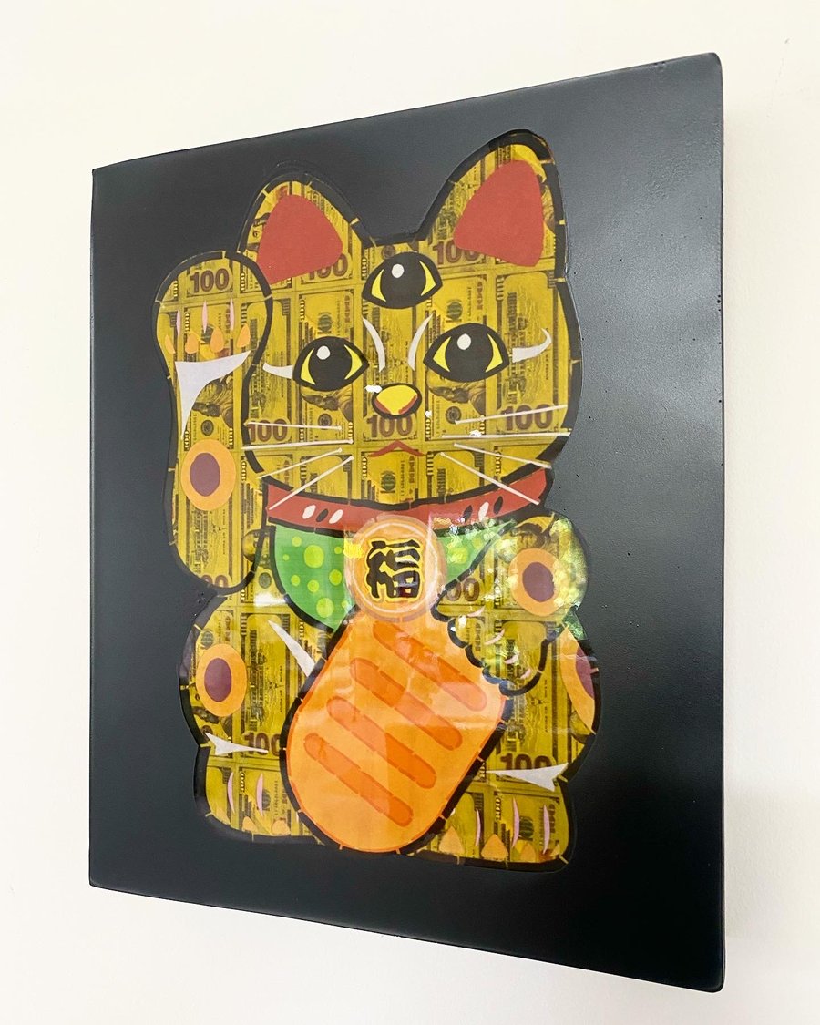 Image of Maneki Neko 12”x14.5” Print