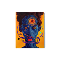 Indigo Psionic - Metal prints