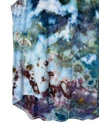 Image 3 of 3XL Luxe Knit Tank in Earthy Watercolor Ice Dye