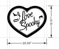 Image 2 of PRE ORDER I Love Spooky Oversized Canvas Bag