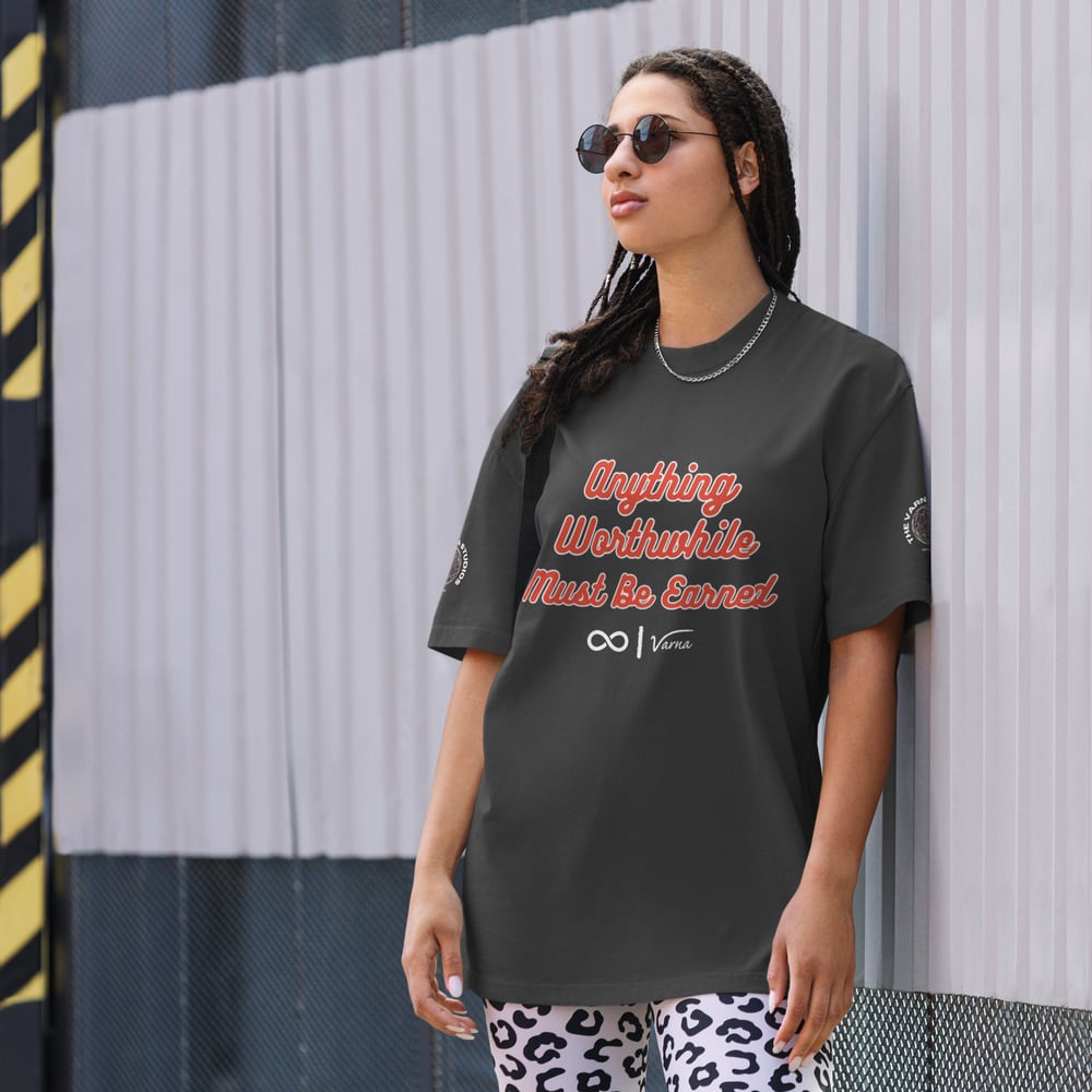 Image of VARNA® - Oversized faded t-shirt