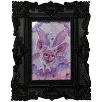 Image 1 of ‘Oink Fairy’ Original Painting