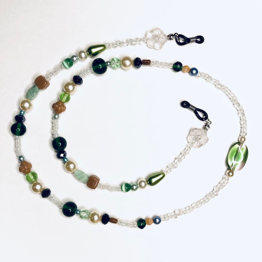 Image of Beaded glass chains