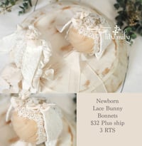 Image 1 of Lacey bunny bonnet 