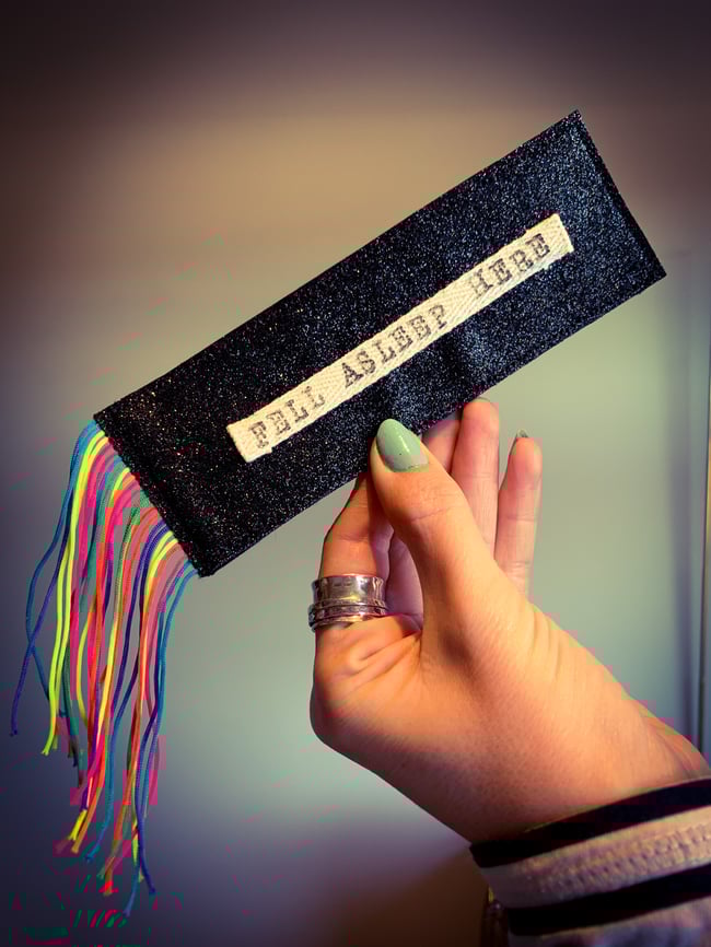 Glitter / Denim Bookmarks