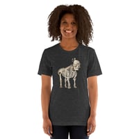 Image 19 of Antique Anatomical Illustration Human and Elephant Skelton Unisex t-shirt