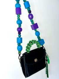 Image 2 of KSFW bagtique BigBeaded strap + Vintage Bag KOMBO 