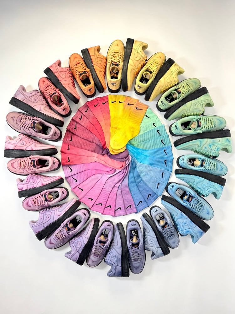 Image of Air Force 1 Sunset Colors (Size : 4US)