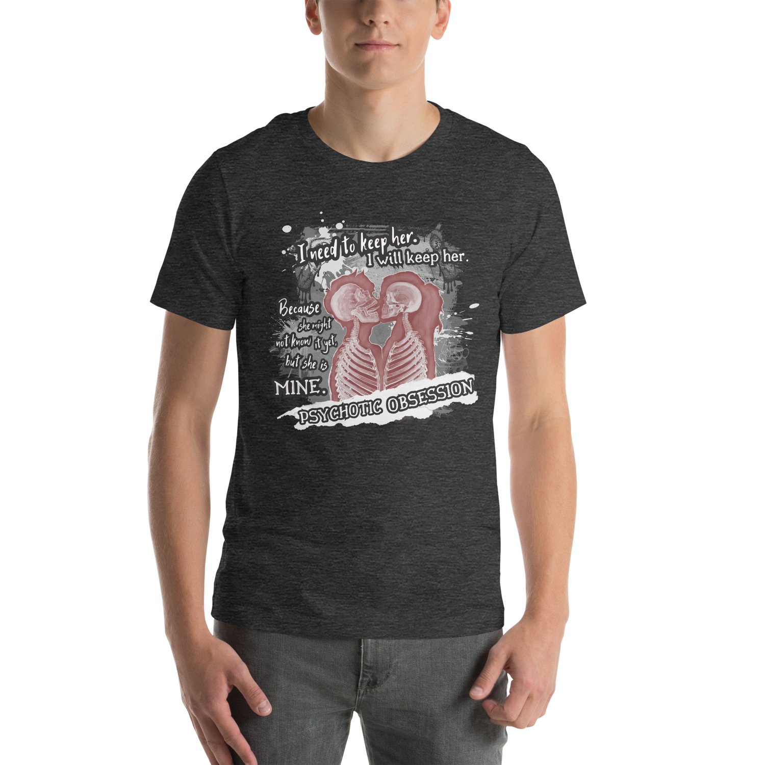 Image of Officially licensed Leigh Rivers Psychotic obsession Tobias & Aria Unisex t-shirt