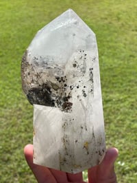 Image 4 of Clear Quartz Crystal Point With Inclusions #55