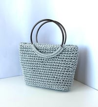 Image 1 of Bolso cesto - Plateado (bajo pedido)