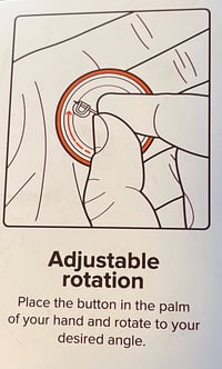 Image 3 of rock n roll skull pin