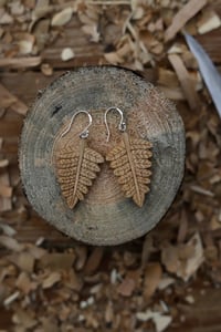 Image 4 of Forest Fern earrings 